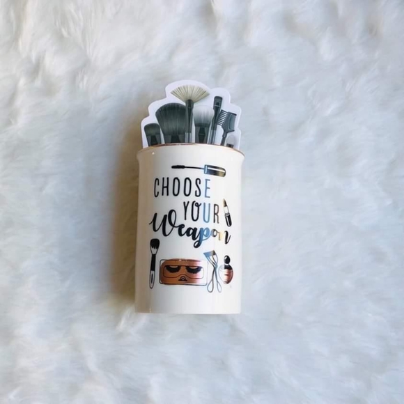 Choose Your Weapon Makeup Brush Holder - Picture 8 of 10